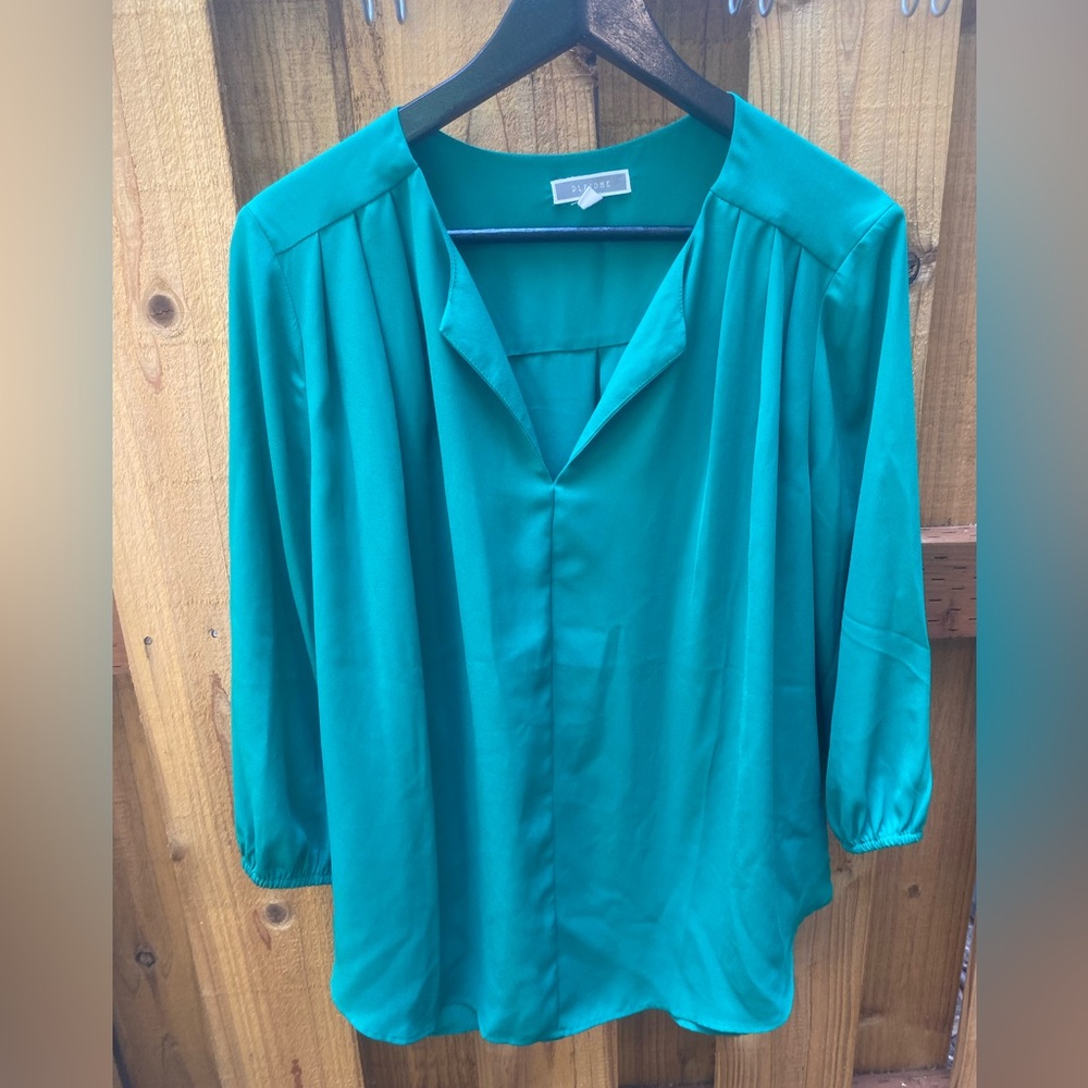 Emerald Green Pelione Professional Blouse